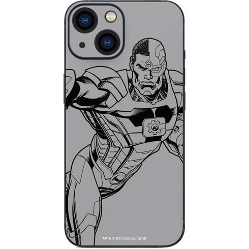 DC Comics Cyborg Comic Pop iPhone 13 Mini Skin
