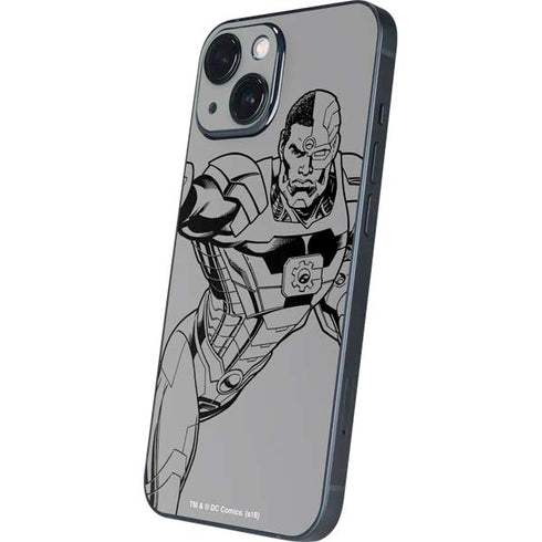 DC Comics Cyborg Comic Pop iPhone 13 Mini Skin