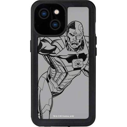 DC Comics Cyborg Comic Pop iPhone 13 Mini Waterproof Case