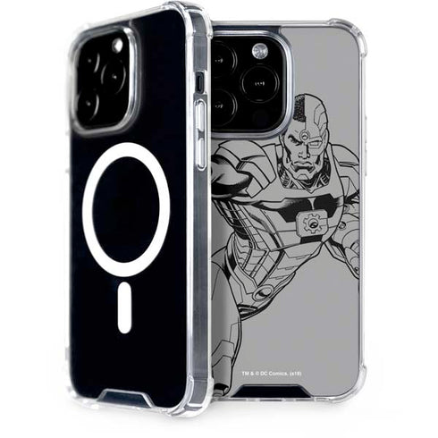 DC Comics Cyborg Comic Pop iPhone 13 Pro MagSafe Case