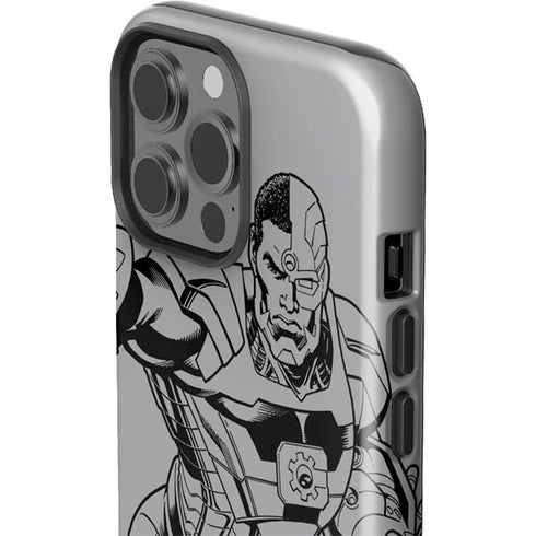 DC Comics Cyborg Comic Pop iPhone 13 Pro Max Impact Case