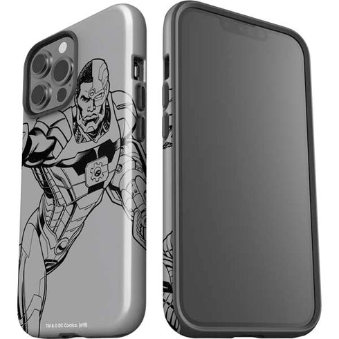 DC Comics Cyborg Comic Pop iPhone 13 Pro Max Impact Case