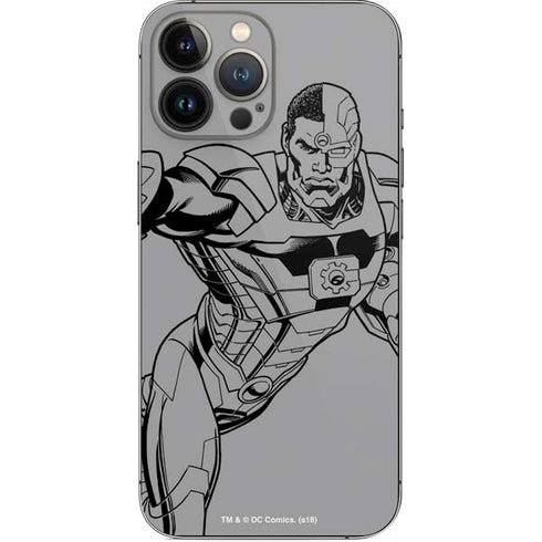 DC Comics Cyborg Comic Pop iPhone 13 Pro Max Skin