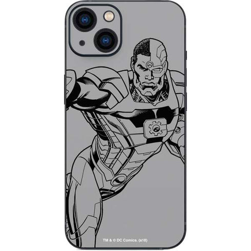 DC Comics Cyborg Comic Pop iPhone 13 Skin