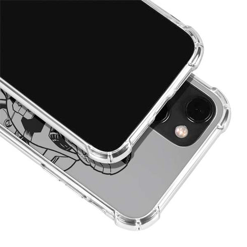 DC Comics Cyborg Comic Pop iPhone 14 Plus Clear Case