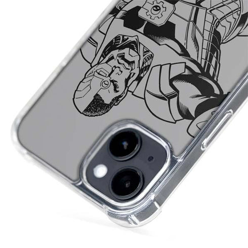 DC Comics Cyborg Comic Pop iPhone 15 Plus MagSafe Case