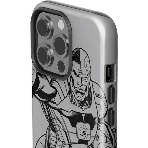 DC Comics Cyborg Comic Pop iPhone 15 Pro Impact Case