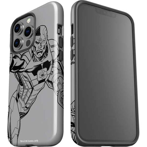 DC Comics Cyborg Comic Pop iPhone 15 Pro Impact Case