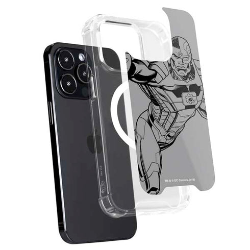 DC Comics Cyborg Comic Pop iPhone 15 Pro MagSafe Case