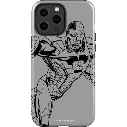 DC Comics Cyborg Comic Pop iPhone 14 Pro Max Impact Case