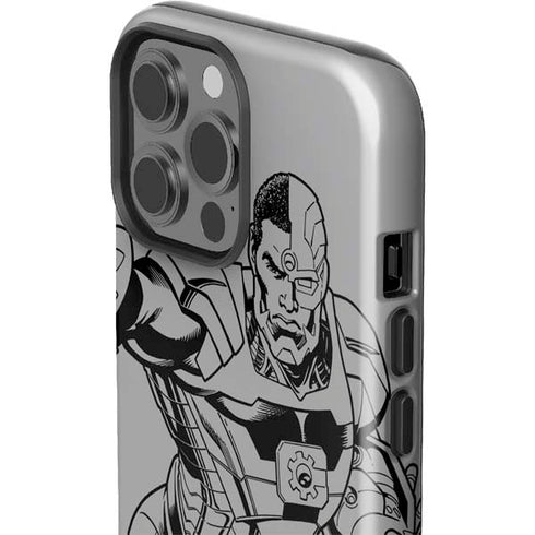 DC Comics Cyborg Comic Pop iPhone 14 Pro Max Impact Case