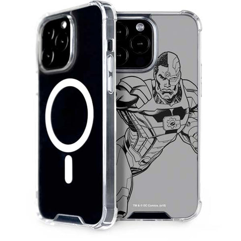 DC Comics Cyborg Comic Pop iPhone 15 Pro Max MagSafe Case