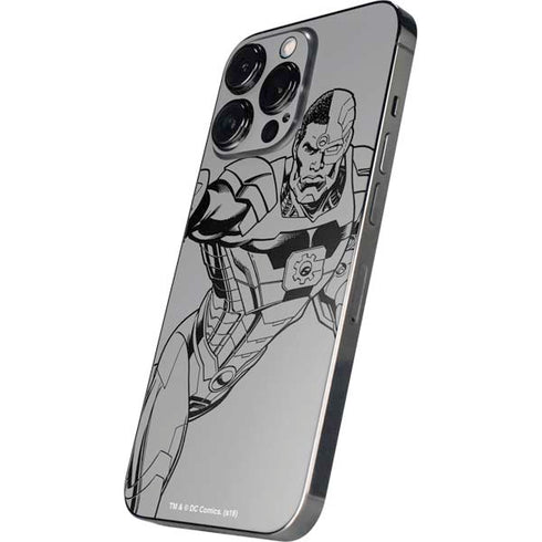 DC Comics Cyborg Comic Pop iPhone 14 Pro Max Skin