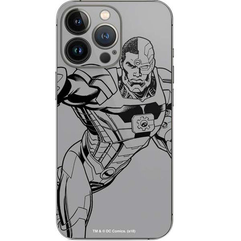 DC Comics Cyborg Comic Pop iPhone 14 Pro Skin