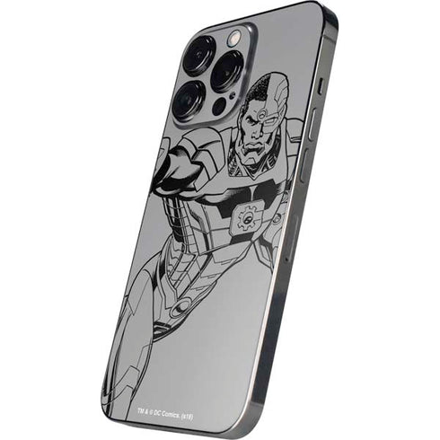 DC Comics Cyborg Comic Pop iPhone 14 Pro Skin