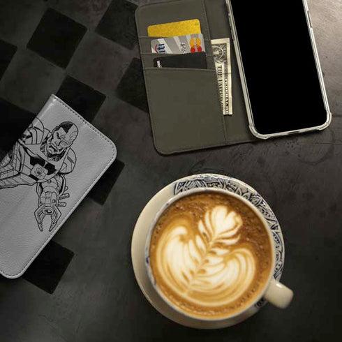 DC Comics Cyborg Comic Pop iPhone 15 Pro Folio Case