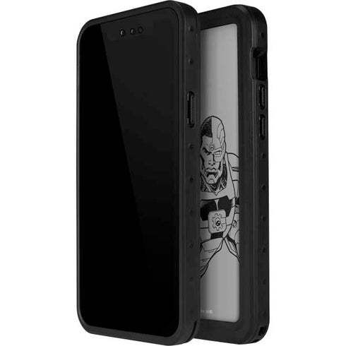 DC Comics Cyborg Comic Pop iPhone 15 Waterproof Case
