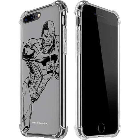 DC Comics Cyborg Comic Pop iPhone 7/8 Plus Clear Case