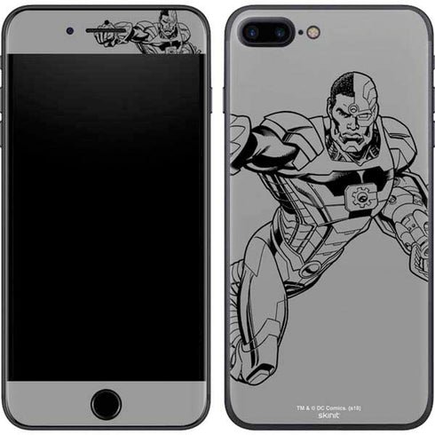 DC Comics Cyborg Comic Pop iPhone 7 Plus Skin