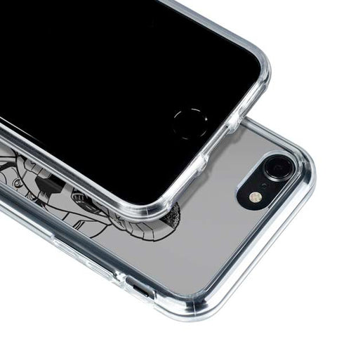 DC Comics Cyborg Comic Pop iPhone SE (2nd & 3rd Gen) Clear Case