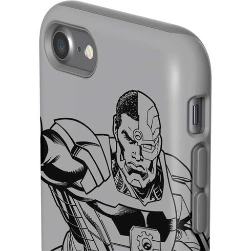 DC Comics Cyborg Comic Pop iPhone SE (2nd & 3rd Gen) Pro Case