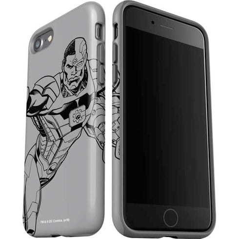 DC Comics Cyborg Comic Pop iPhone SE (2nd & 3rd Gen) Pro Case