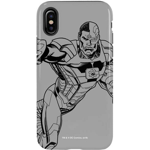 DC Comics Cyborg Comic Pop iPhone X Pro Case