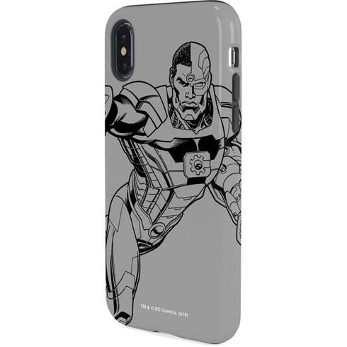 DC Comics Cyborg Comic Pop iPhone X Pro Case
