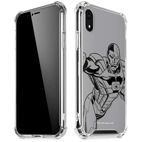 DC Comics Cyborg Comic Pop iPhone XR Clear Case