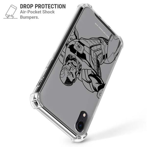 DC Comics Cyborg Comic Pop iPhone XR Clear Case