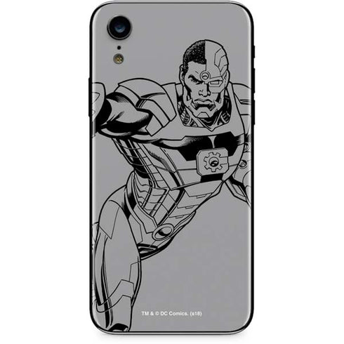 DC Comics Cyborg Comic Pop iPhone XR Skin