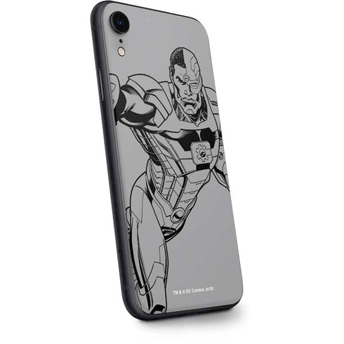 DC Comics Cyborg Comic Pop iPhone XR Skin
