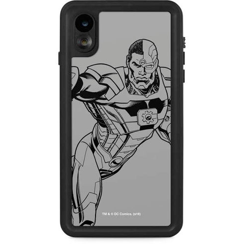DC Comics Cyborg Comic Pop iPhone XR Waterproof Case