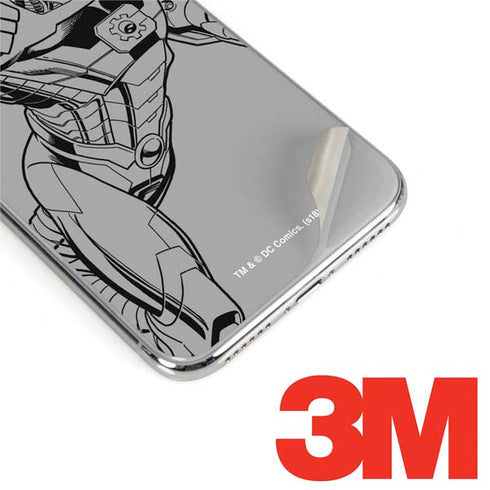 DC Comics Cyborg Comic Pop iPhone XS Max Skin