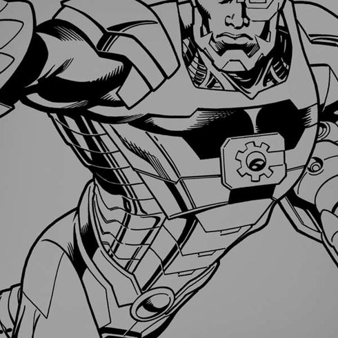 DC Comics Cyborg Comic Pop iPhone XS Max Skin