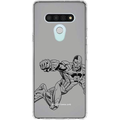 DC Comics Cyborg Comic Pop LG Stylo 6 Clear Case