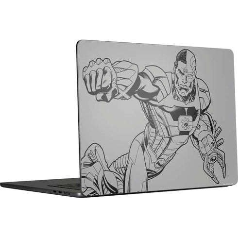 DC Comics Cyborg Comic Pop MacBook Air 15 in (2023) Skin