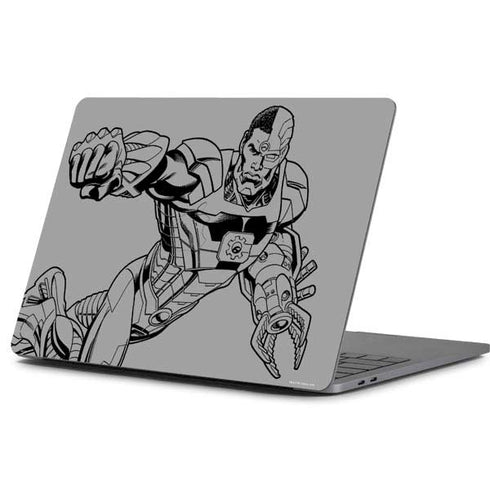 DC Comics Cyborg Comic Pop Apple MacBook Pro 13-inch Skin