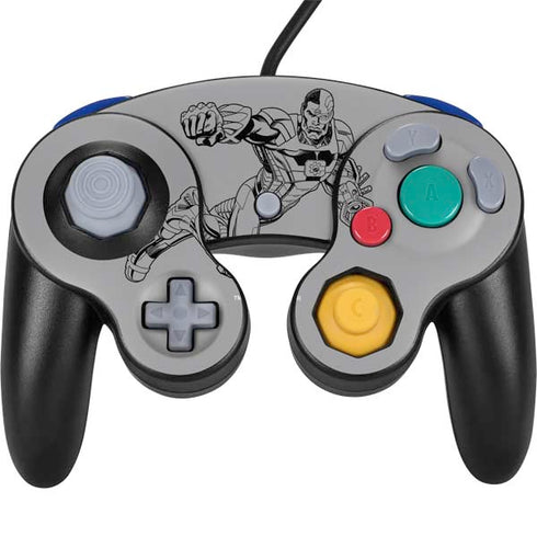 DC Comics Cyborg Comic Pop Nintendo GameCube Controller Skin
