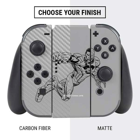 DC Comics Cyborg Comic Pop Nintendo Switch Bundle Skin