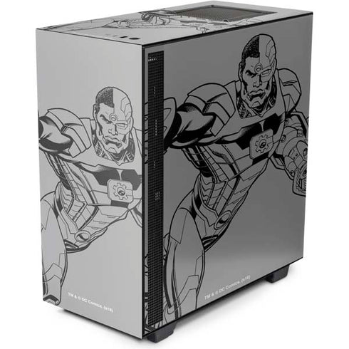 DC Comics Cyborg Comic Pop NZXT H510 Compact ATX Mid-Tower Case Skin