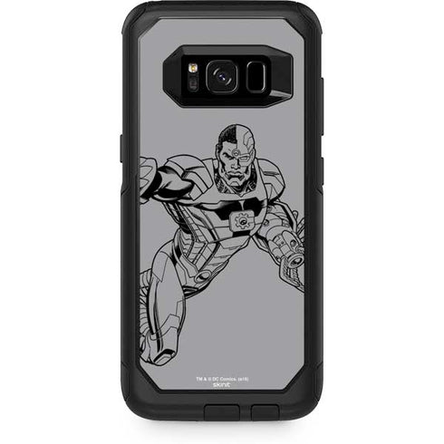 DC Comics Cyborg Comic Pop Otterbox Commuter Galaxy Skin