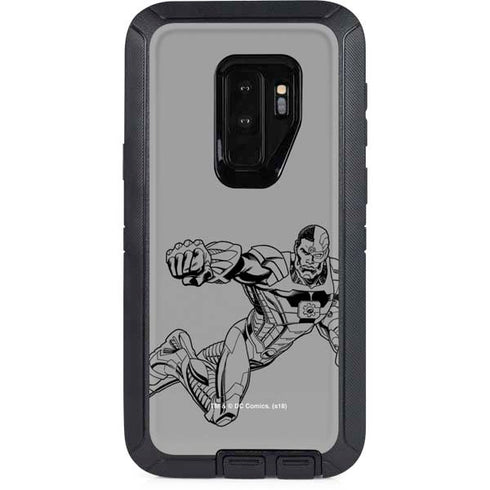 DC Comics Cyborg Comic Pop Otterbox Defender Galaxy Skin