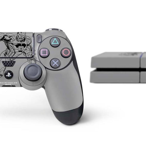 DC Comics Cyborg Comic Pop PS4 Console and Controller Bundle Skin