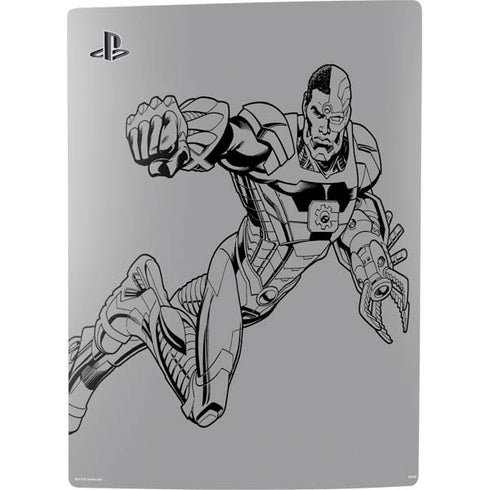 DC Comics Cyborg Comic Pop PS5 Console Skin