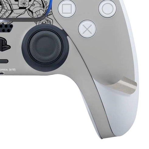 DC Comics Cyborg Comic Pop PS5 Controller Skin