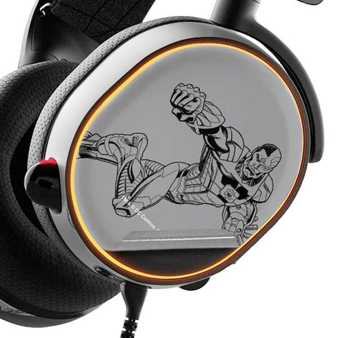 DC Comics Cyborg Comic Pop SteelSeries Arctis 5 Skin