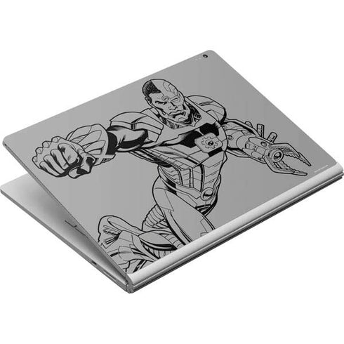 DC Comics Cyborg Comic Pop Surface Book Skin