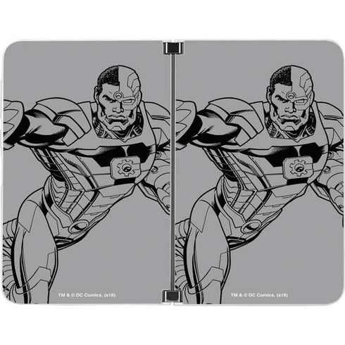 DC Comics Cyborg Comic Pop Surface Duo Skin