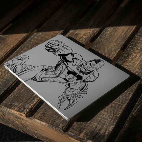 DC Comics Cyborg Comic Pop Surface Laptop 2 Skin